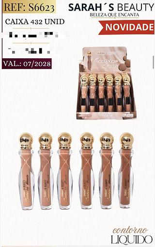 Contorno liquido c/24pcs Sarah´s Beauty