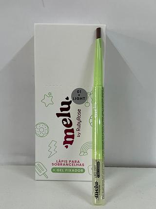 Lapis de sobrancelhas + gel fixador Light Melu/ 12pçs (RR-2402-1) Ruby rose