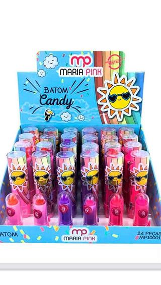 Batom Candy/ 24pçs (MP10001) Maria pink