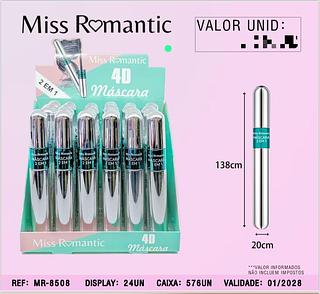 Máscara de Cilios c/24pçs Miss Romantic
