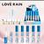 Mascara para Cilios Incolor /24pcs LR-3039 LOVE RAIN
