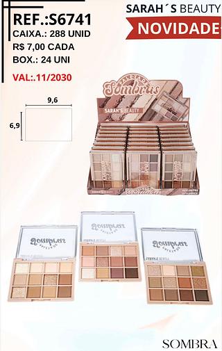 Paleta sombras /24pcs Sarahs beauty