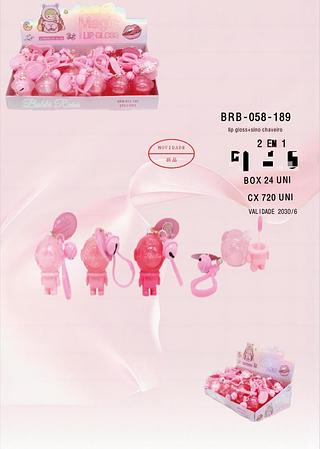 Lip Gloss Astronauta c/24pçs Bobbi Rara