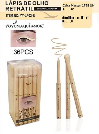 LAPIS RETRATIL DE OLHO C/36PCS