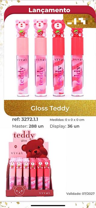 Gloss Teddy c/36pcs (3272.1.1) VIVAI