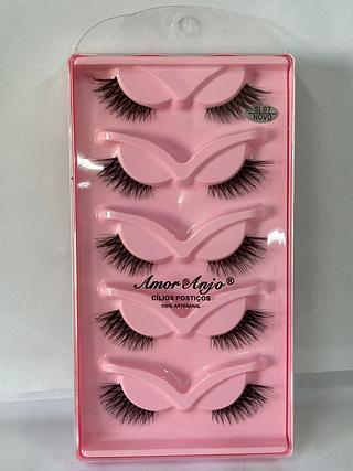 Cilios postiços 5pares/ dz (5-SL07) Amor&anjo