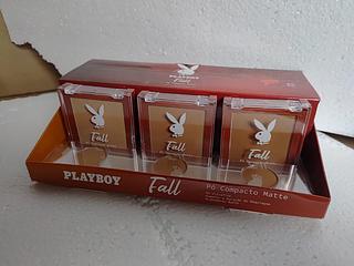 Pó Compacto Ultrafino Matte cores escuras /12pcs Playboy