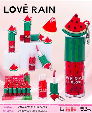 Lip gloss /24pcs LOVE RAIN