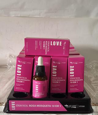 Serum Facial Rosa Mosqueta 10 em 1 Love/ 24pçs Maxlove