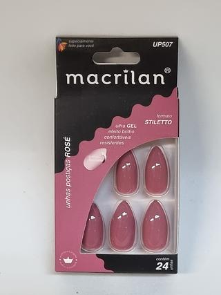 Unha posticas rose Stiletto Macrilan C/12pcs UP507