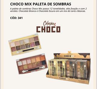 Paleta de Sombras Choco Mix c/24pçs Miamake