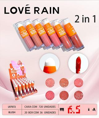 Blush Liquido c/36pçs Love Rain