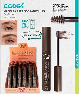 Mascara para Sobrancelhas /48pcs CITY GIRLS
