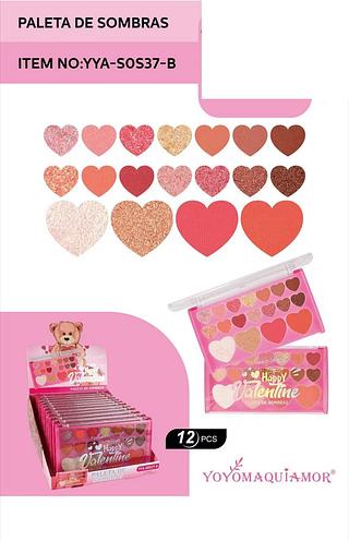 Paleta de sombras /12pcs Yoyo maquiamor