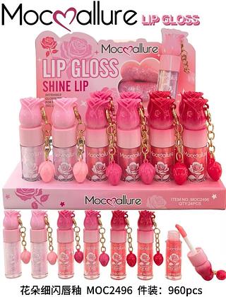 Lip gloss shine lip C/24pcs Mocoallure