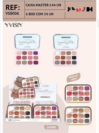 Paleta de sombras c/24pcs YVISIY