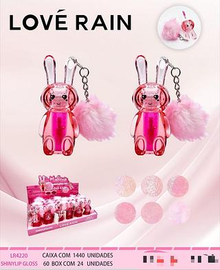Shiny Lip Gloss C/24pcs Love Rain