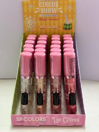 Lip Gloss Magia e Diversao /24pcs SP COLORS