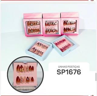 Unha postica em pvc c/12pcs SABRINA SATO