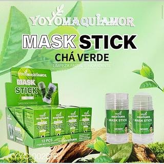 Mask Stick cha verde c/12pcs YOYO MAQUIAGEM