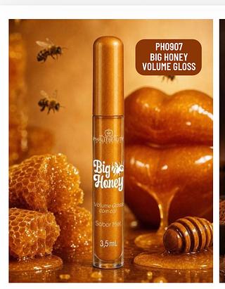Lip gloss big honey /36pcs Phalle Beauty promocao