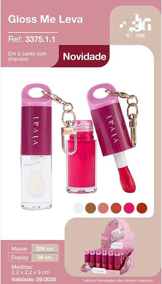 Gloss me leva c/36pcs VIVAI
