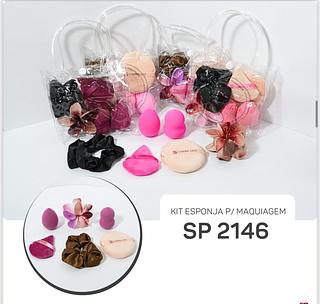 Kit de Esponja para Maquiagem c/12pçs Sabrina Sato