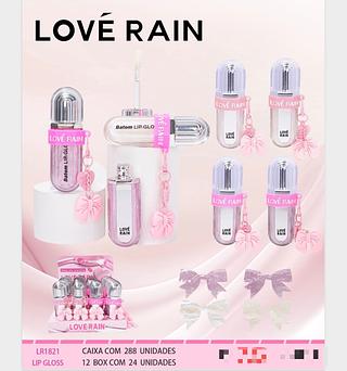 Lip gloss c/24pcs LOVE RAIN