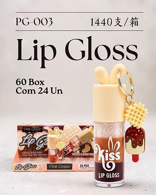 Lip gloss c/24pcs PINK GRAPE