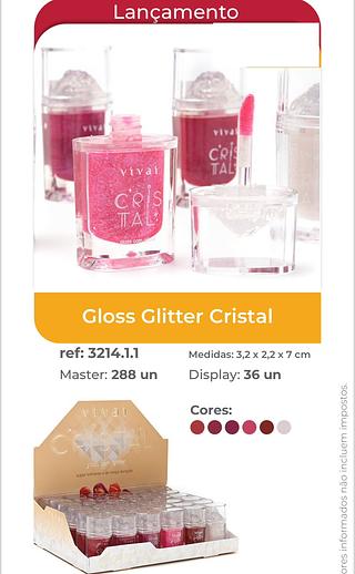 Gloss Glitter Cristal/ 36pçs (3214.1.1) Vivai