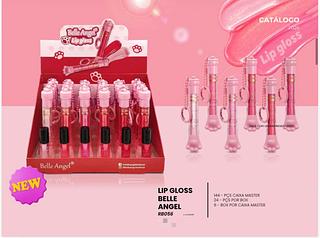 Lip gloss com chaveiro c/24pcs BELLE ANGEL