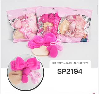 Kit esponja para maquiagem c/6pcs SABRINA SATO