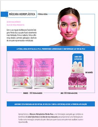 Mascara hidroplastica perola ROSA c/50pcs PHALLE BEAUTY