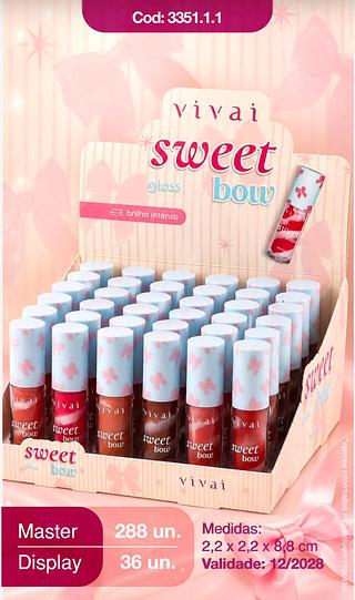 Gloss sweet bow /36pcs Vivai