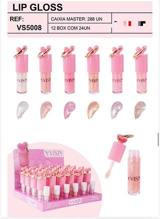 LIP GLOSS C/24PCS YVISIY