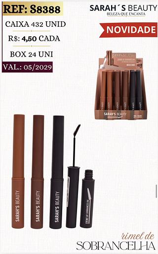 Rimel de sobrancelha /24pcs SARAHS BEAUTY