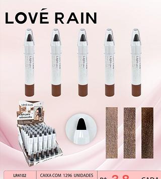 Lapis para sobrancelha /36pcs Love Rain