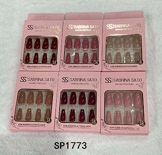 Unha postica em pvc c/12pcs SABRINA SATO
