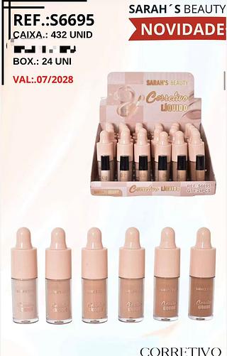 Corretivo liquido /24pcs Sarahs Beauty