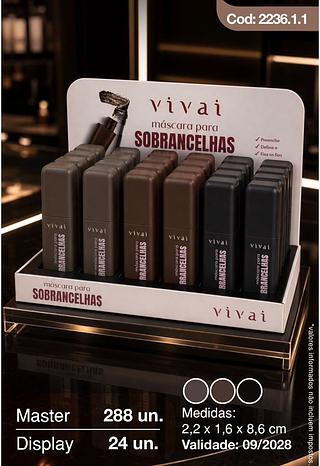 Máscara para Sobrancelhas c/24pçs Vivai