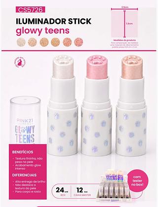 Iluminador stick c/24pcs PINK 21