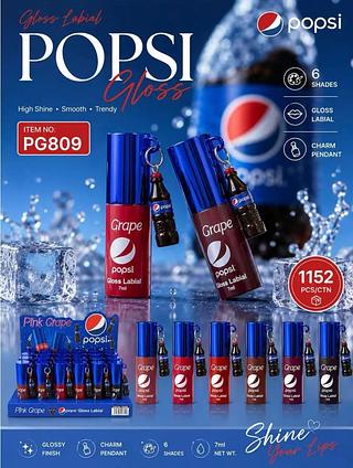 Lip gloss popsi /24pcs Pink Grape