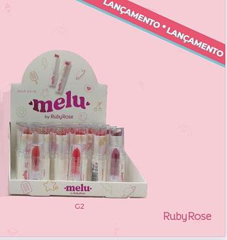Balm Jelly Labial Melu/ 24pçs (RR-8520/G2) Ruby rose
