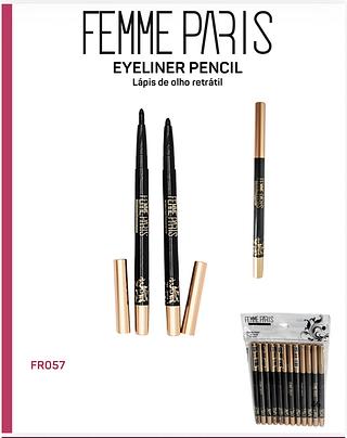 Lapis de olho Retratil c/12pcs FEMME PARIS