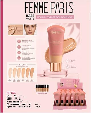 Base matte c/24pcs FEMME PARIS