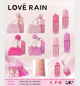Lip gloss c/24pcs LOVE RAIN