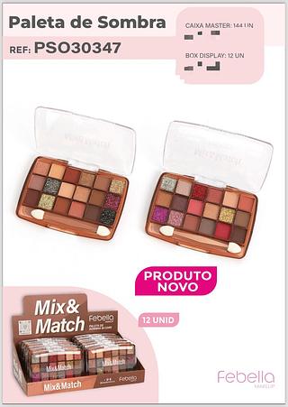 Paleta de Sombras /12pçs Febella