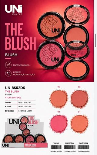 Blush compacto/ 24UNID UNI (UN-BS52DS)