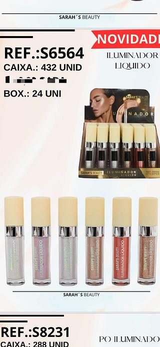 Iluminador Liquido c/24pcs (S6564) Sarah's