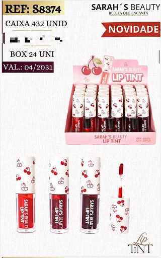 Lip Tint c/24pçs Sarah´s Beauty